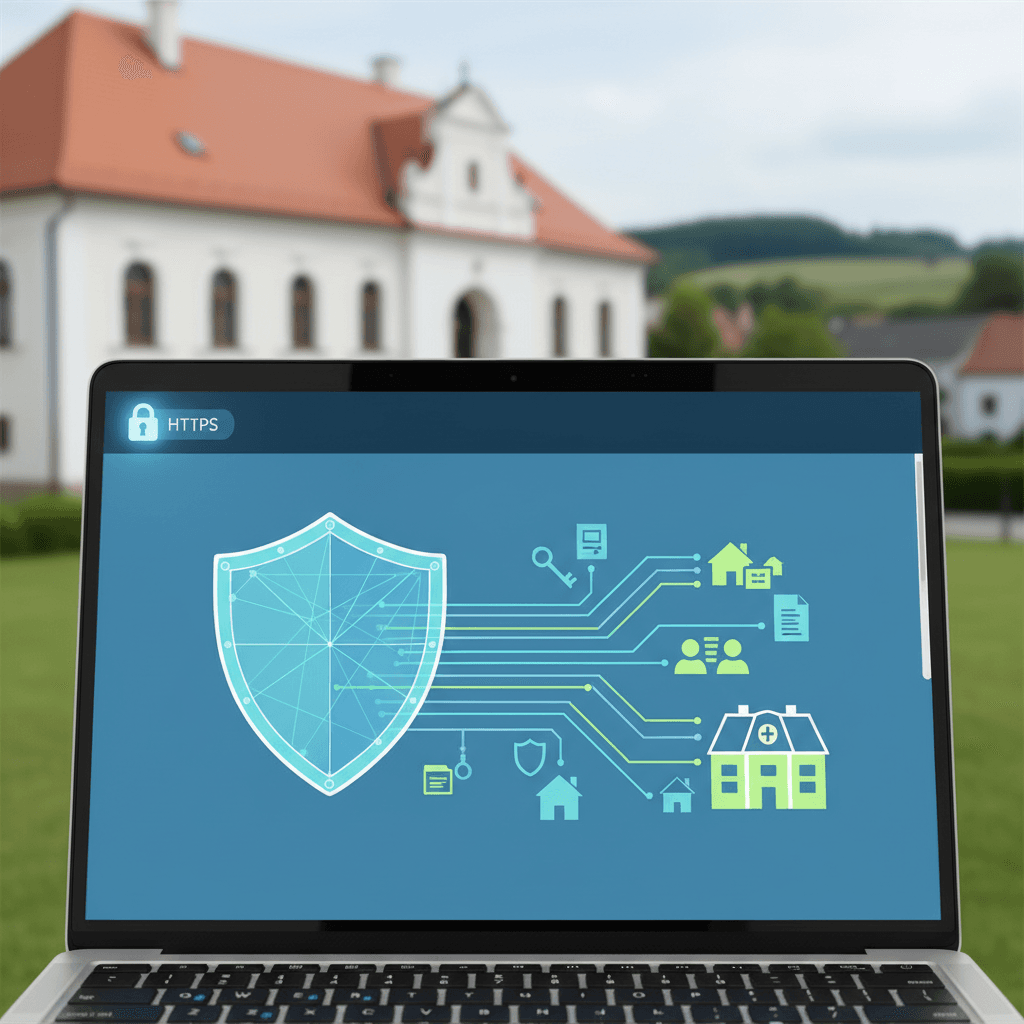 Bezpečnost obecního webu: SSL, aktualizace a zálohy